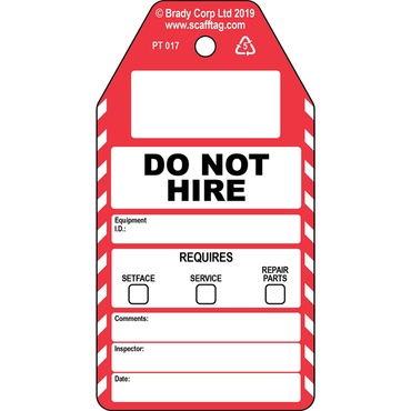 Do Not Hire-tag